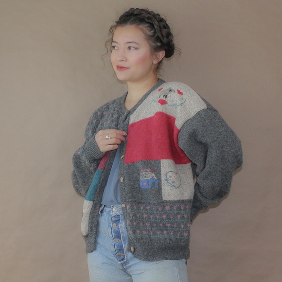 Vintage Sweaters - ⚡️FLASH SALE⚡️vtg 80s wool english countryside sweater